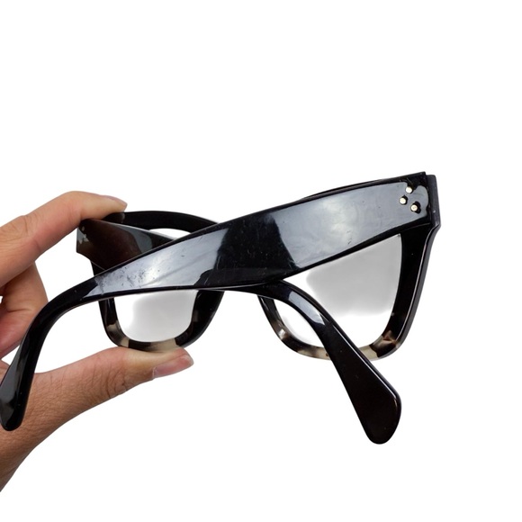 Celine Havana Oversized Cat Eye Acetate Tortoise Shell Sunglasses - Picture 13 of 14